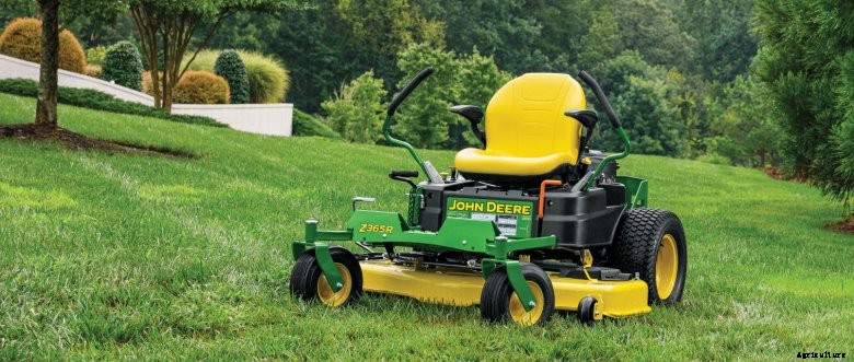 John Deere zero-turn lawn mower